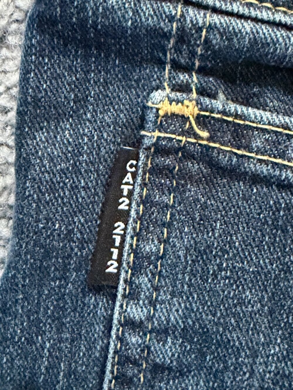 Bulwark FR Men's Straight Fit Stretch Jeans 40x30 CAT 2 NFPA 2112 Denim PSJ4SD2 - Picture 6 of 14
